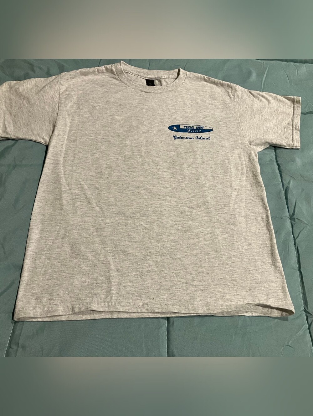 $2 If Bundled. Galveston Island Graphic T-Shirt - Light Gray